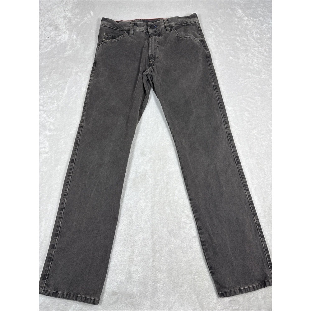 Alberto Stone Modern Fit Vintage Twill Jeans Mens 32 Gray Cotton Stretch 31"Ins